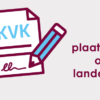 kvklandelijkplaatselijk